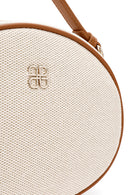 Women's Beige Fabric Crossbody Bag | Derimod