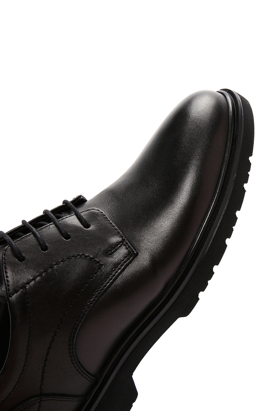 Men's Black Leather Casual Shoes