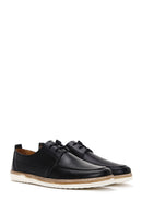 Men's Black Leather Casual Shoes | Derimod