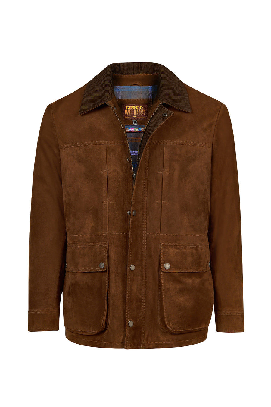 Ranger Male Brown Oversize Suede Jacket