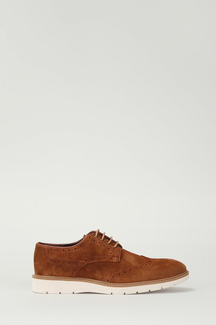Men's Tan Suede Leather Shoes