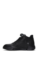 Men's Black Leather Sports Boots | Derimod