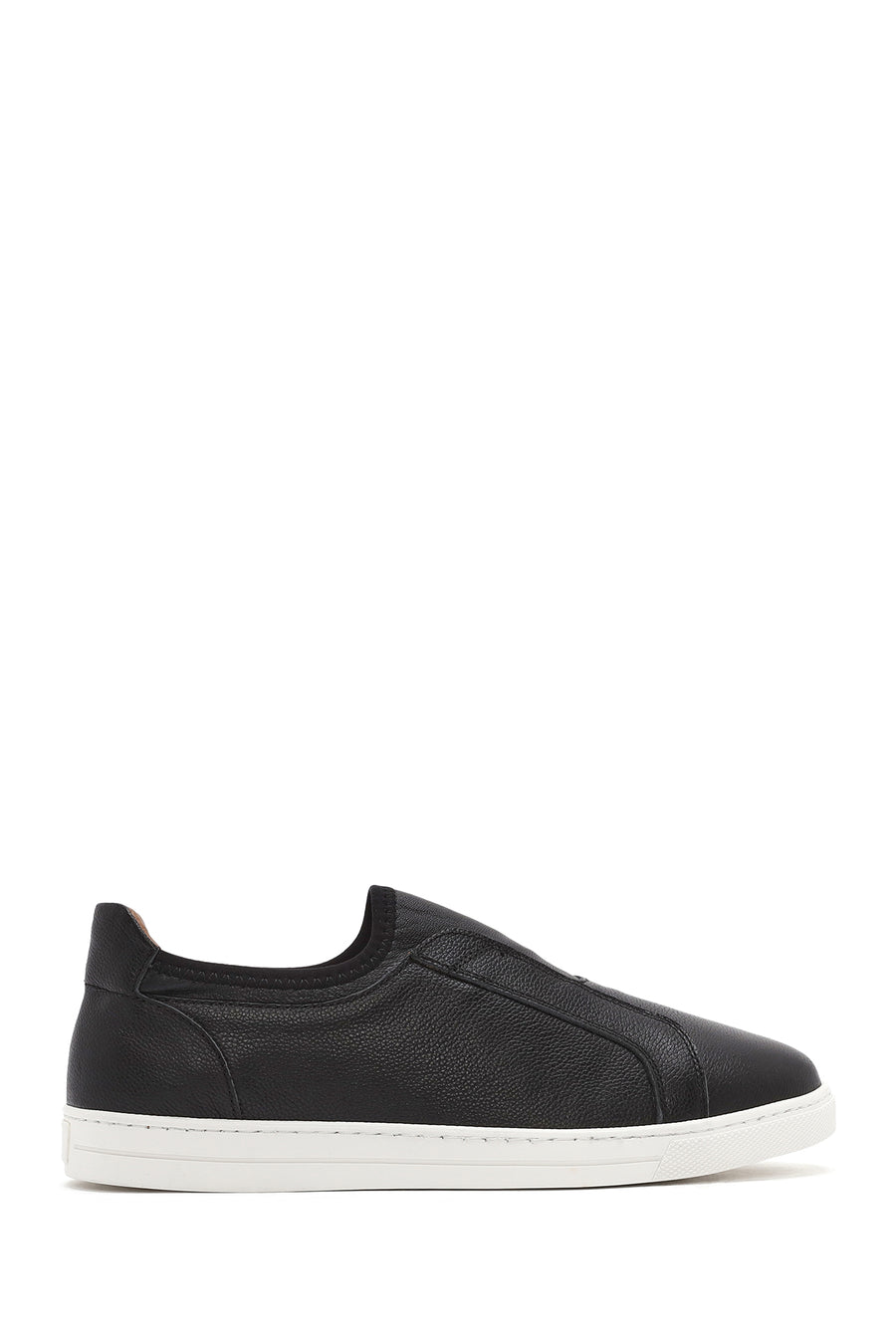 Men's Black Leather Sneaker 25SFD7560FT | Derimod