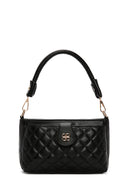 Women's Black Long Strap Quilted Handbag | Derimod