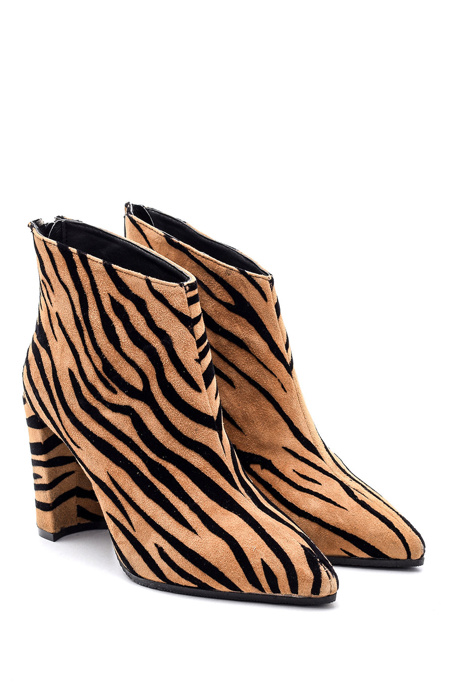 Women's Patterned Heeled Boots