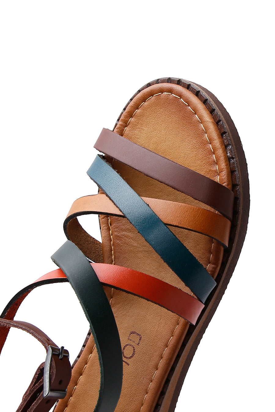 
Women's Multicolor Leather Bodrum Sandal
