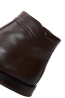 Men's Brown Leather Classic Boots | Derimod