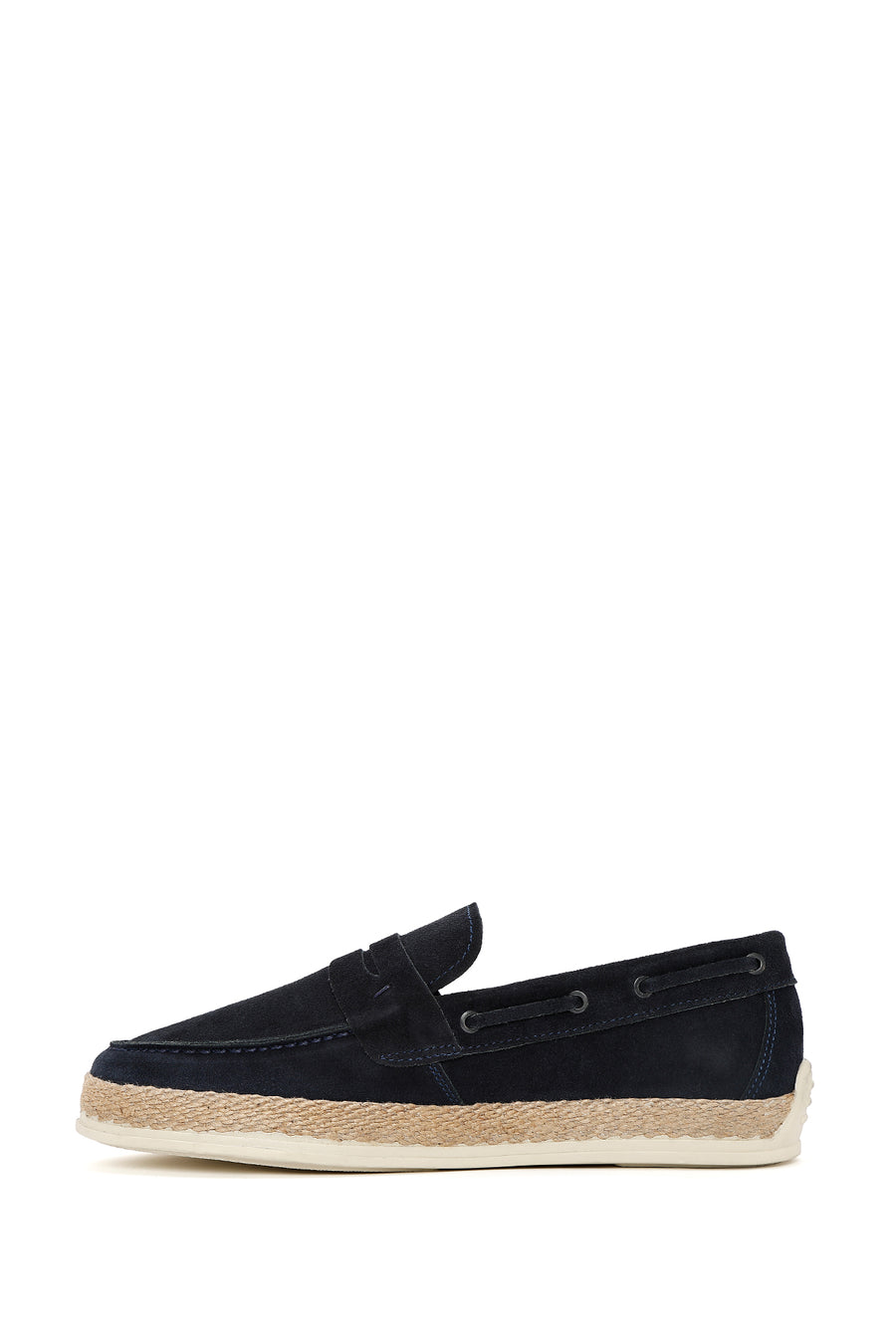 Men's Navy Blue Suede Leather Casual Loafer