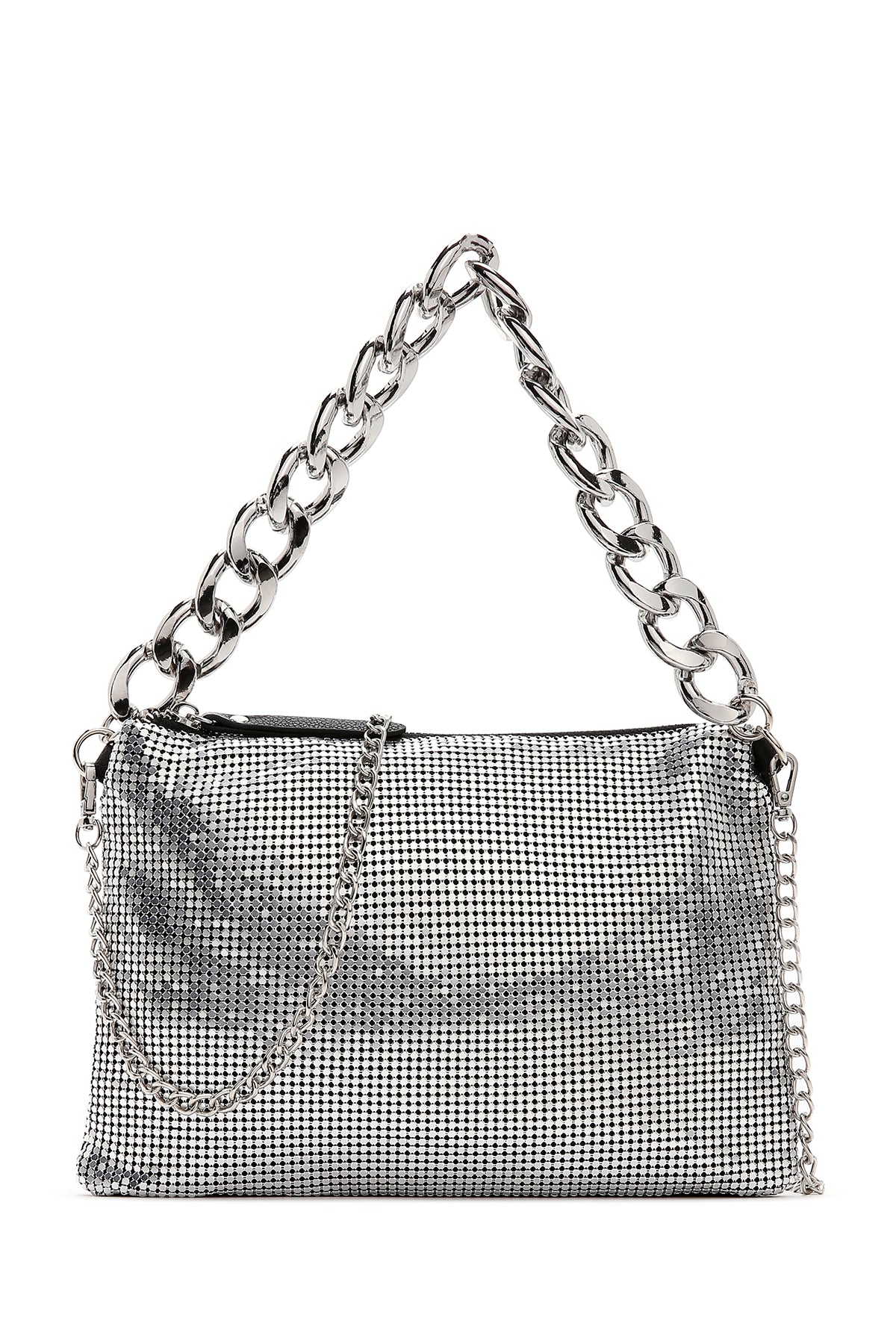 Women's Silver Chain Shoulder Bag 23SBD246314 | Derimod