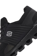 Derimod Zero Men's Black Thick Soled Fabric Sneaker | Derimod