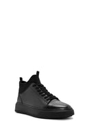 Men's Black Leather Boots | Derimod