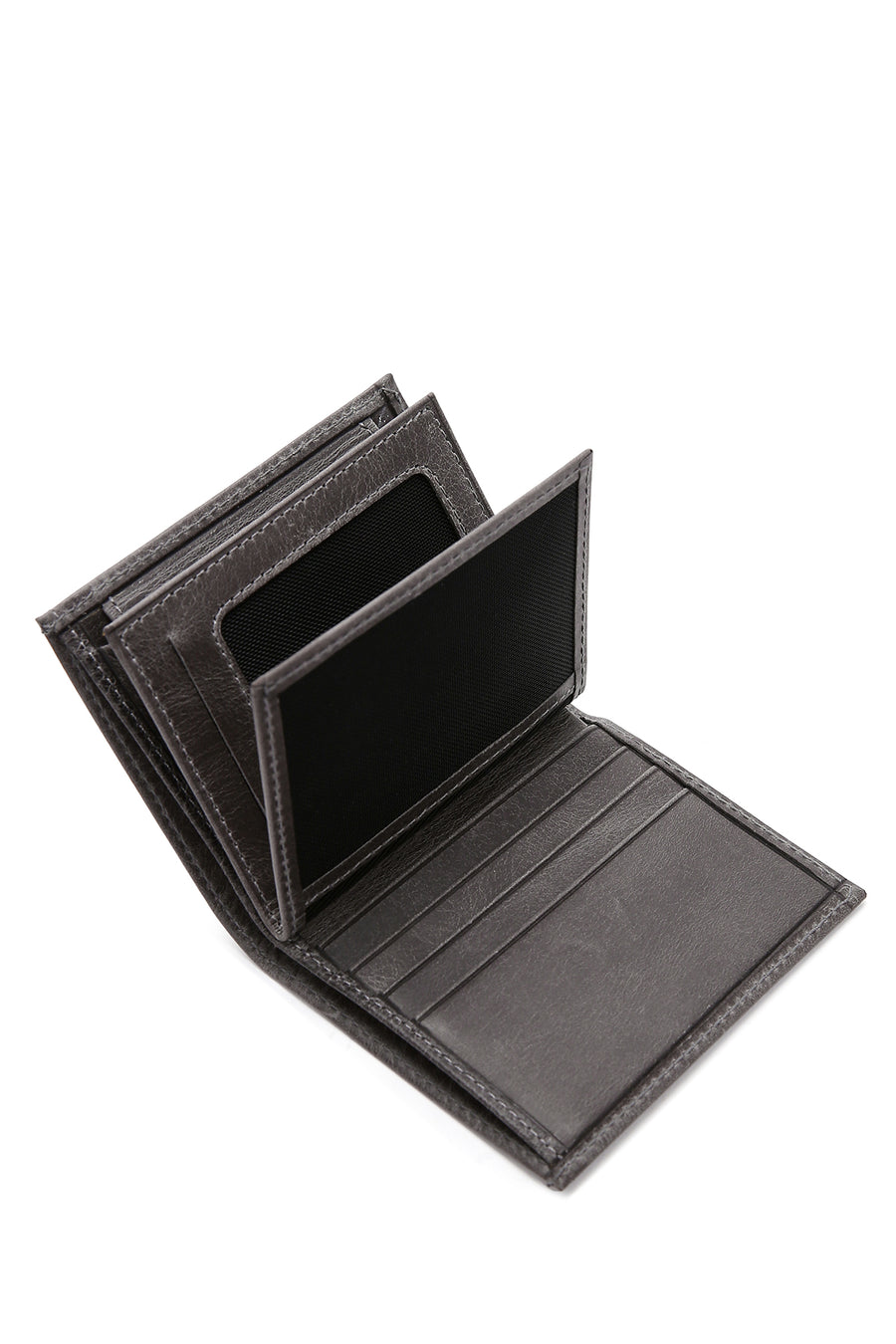 Men's Gray Leather Wallet