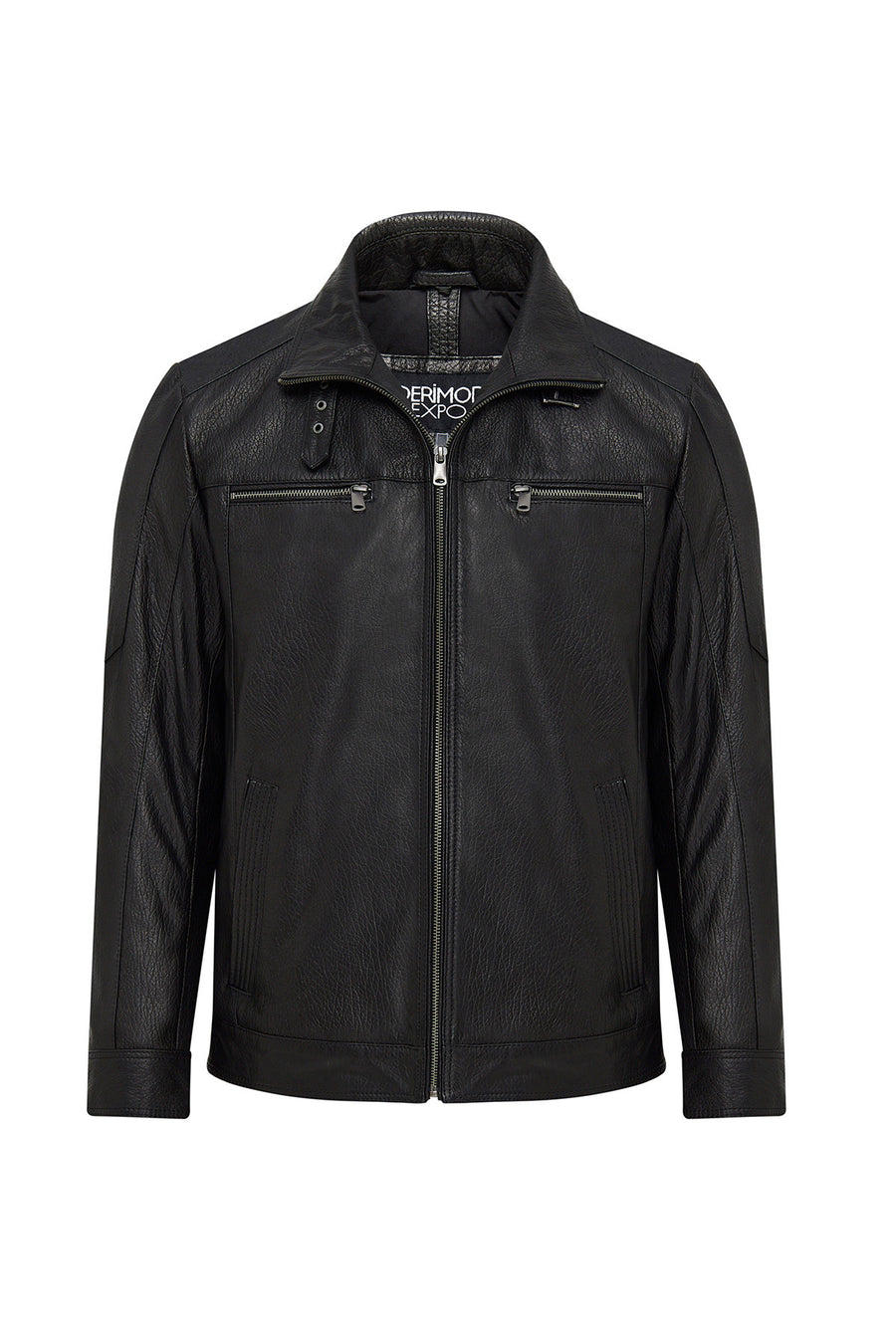 Mateo Men's Black Leather Jacket