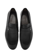 Erkek Siyah Deri Casual Loafer | Derimod