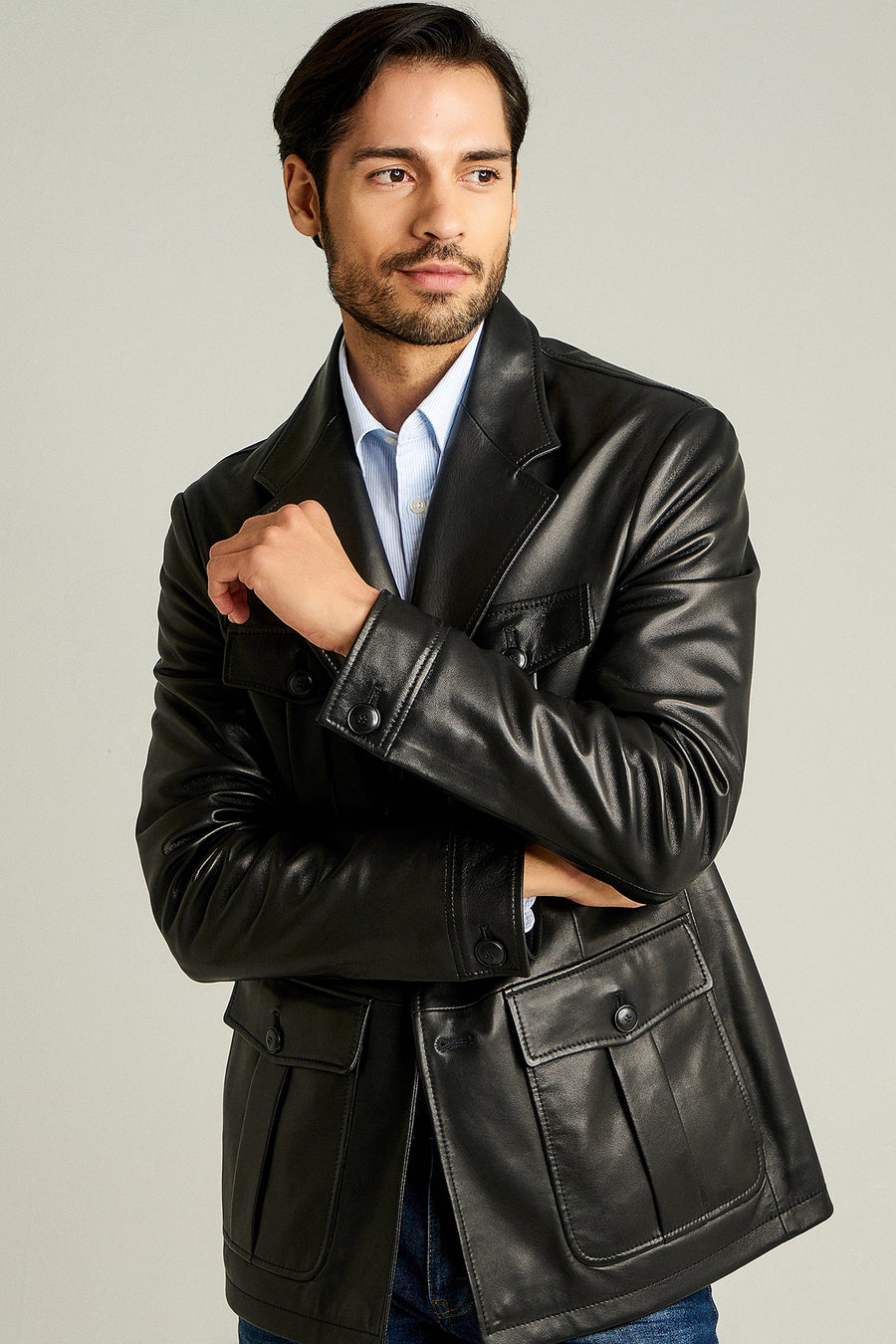 Mandzukic Men's Leather Jacket