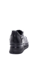 Women's Black Leather Thick Soled Shoes | Derimod