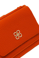Woman Orange Charm Card Holder | Derimod