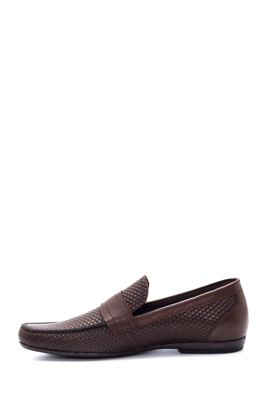 Erkek Deri Baskılı Loafer
