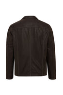 Costa Men's Brown Leather Jacket | Derimod