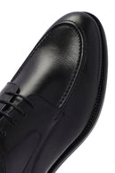 Men's Black Laced Leather Classic Shoes | Derimod