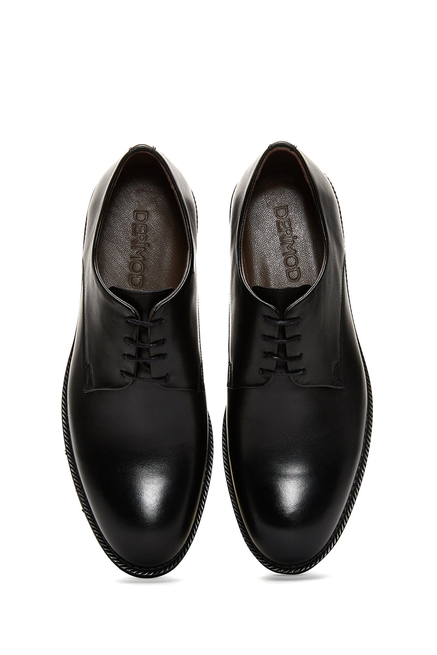 Men's Black Leather Casual Shoes