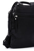 Women's Black Long Strap Backpack | Derimod