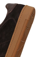 Male Brown Lace-Up Thick-Soled Suede Leather Sneaker | Derimod