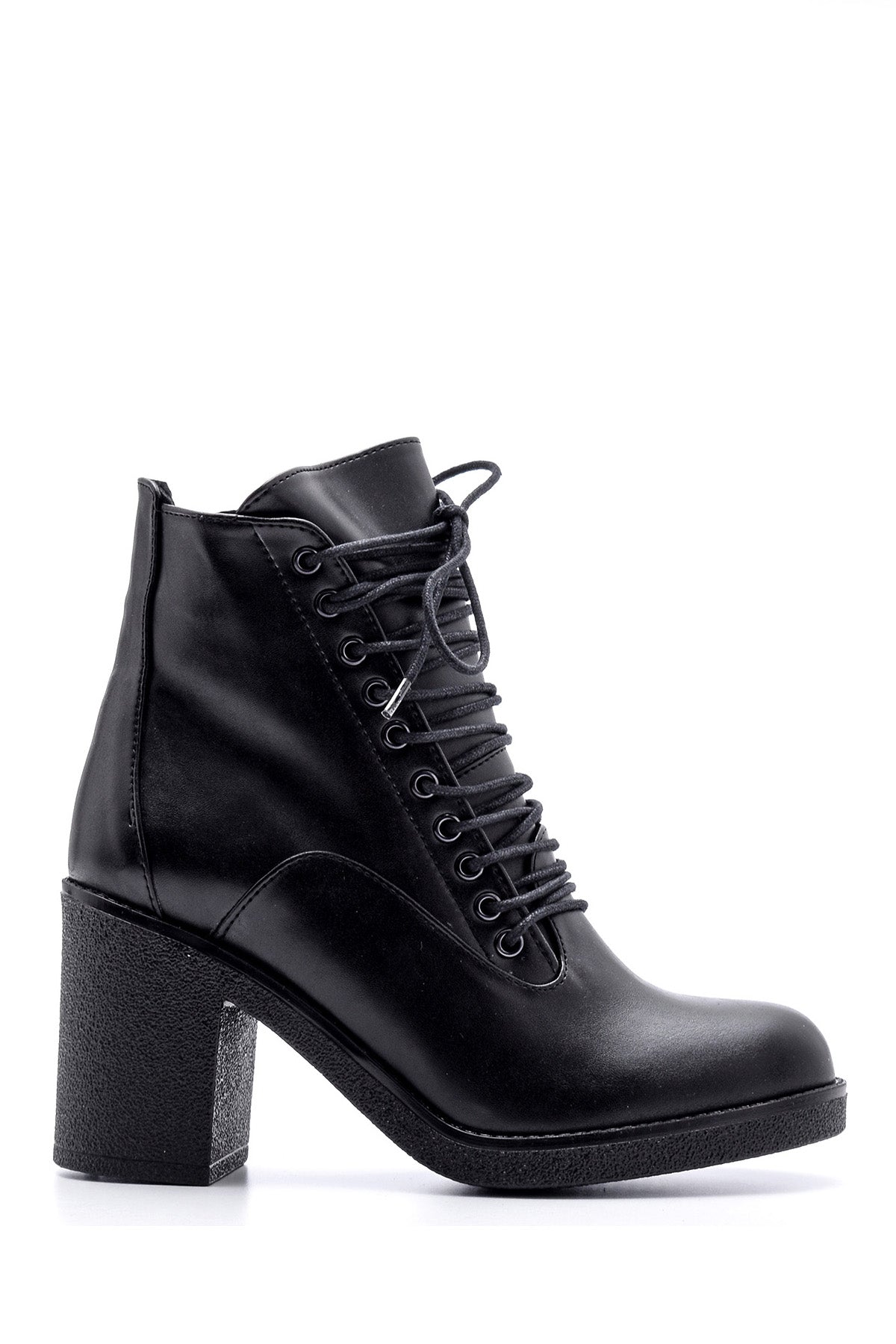 Women's Heeled Boots with Lace Detail 19WFE156018 | Derimod