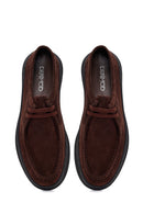 Men's Brown Lace-Up Suede Leather Casual Shoes | Derimod