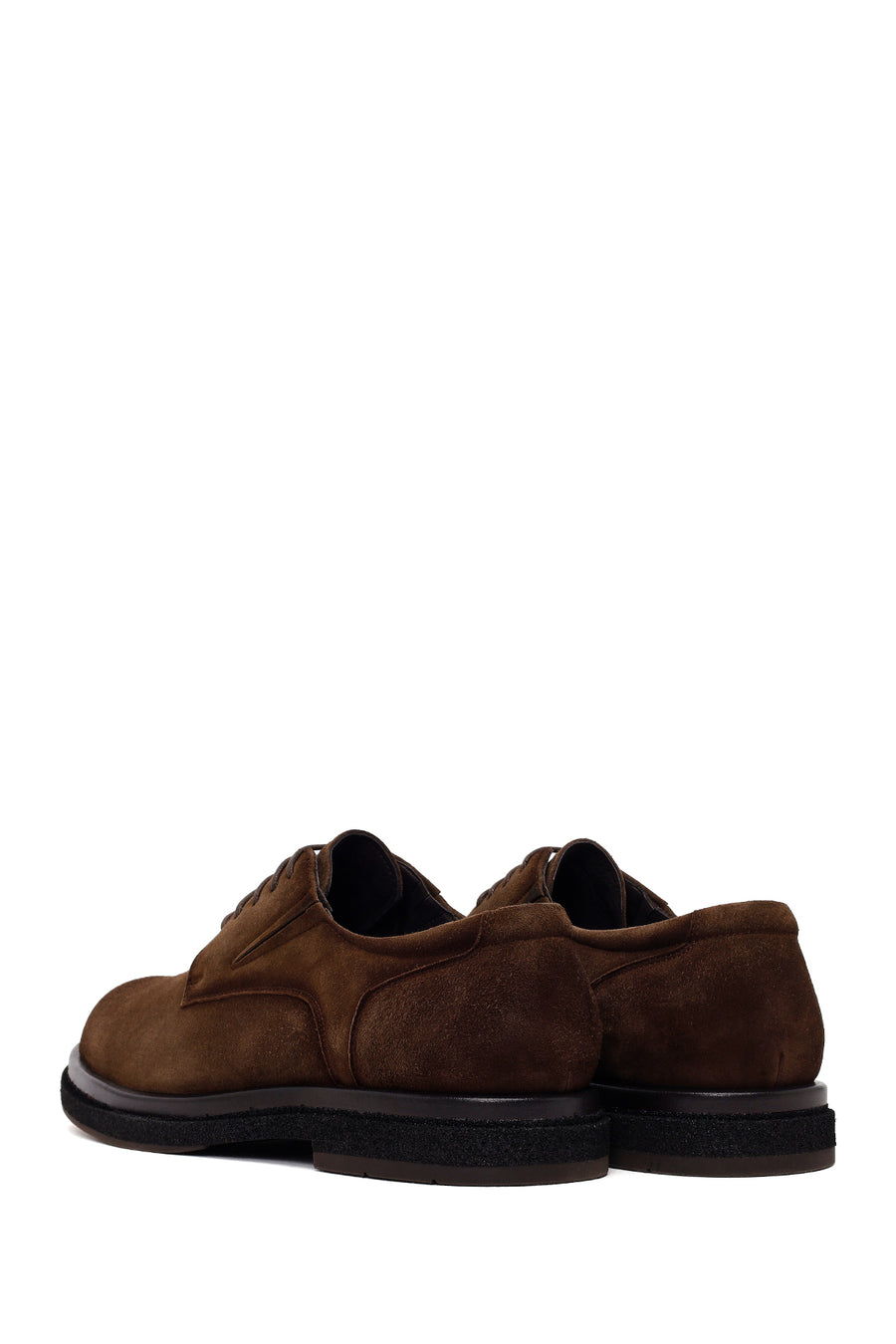 Male Brown Lace-up Suede Casual Shoes