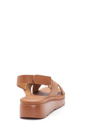 Women's Tan Thick Sole Comfort Sandals | Derimod