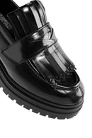 ACBC x Derimod Women's Black Thick-Soled Masculine Loafer | Derimod