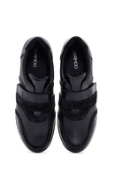 Kadın Siyah Dolgu Topuklu Deri Comfort Ayakkabı | Derimod