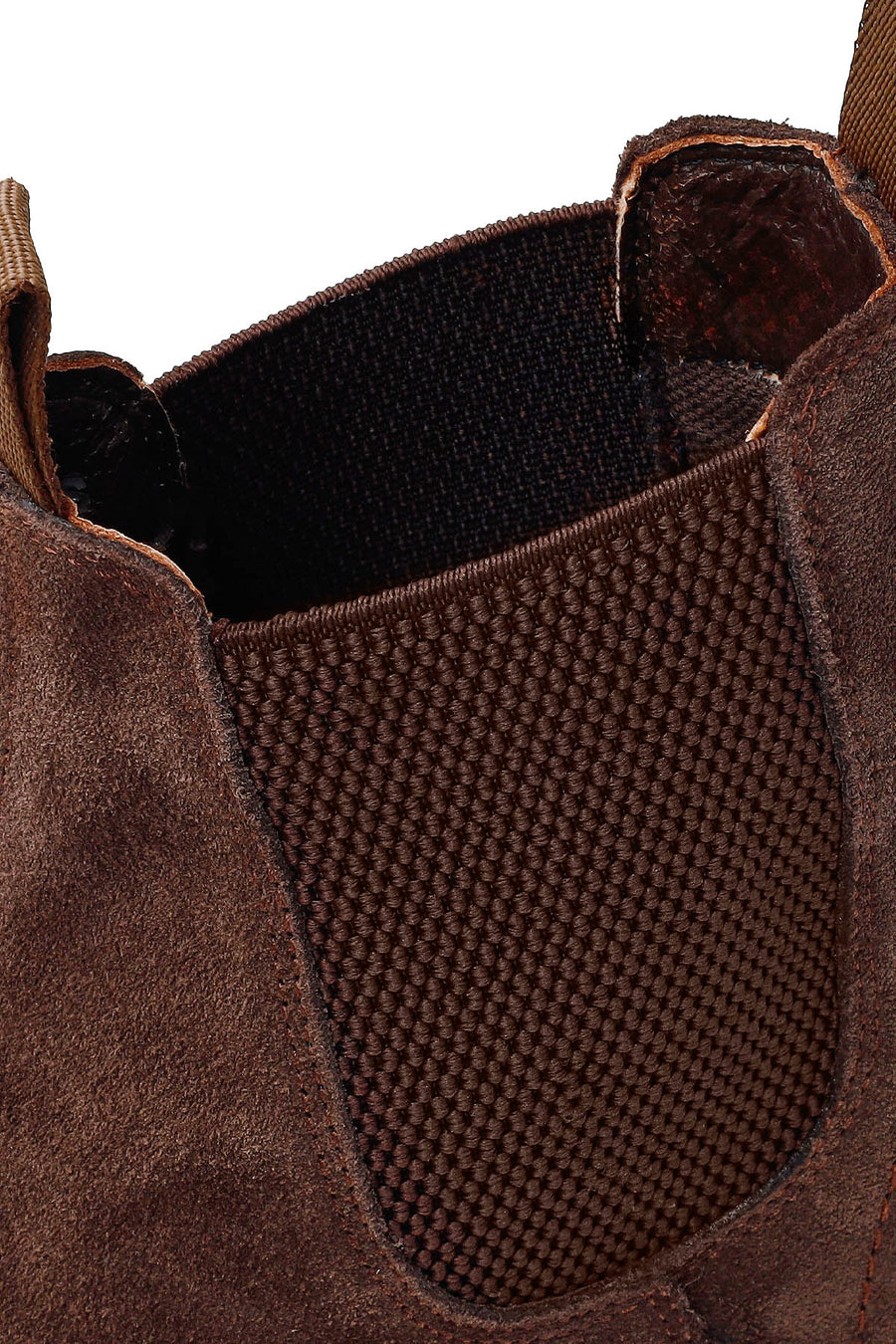Male Brown Suede Chelsea Boots