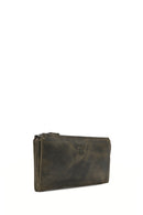 Men's Khaki Leather Handbag | Derimod