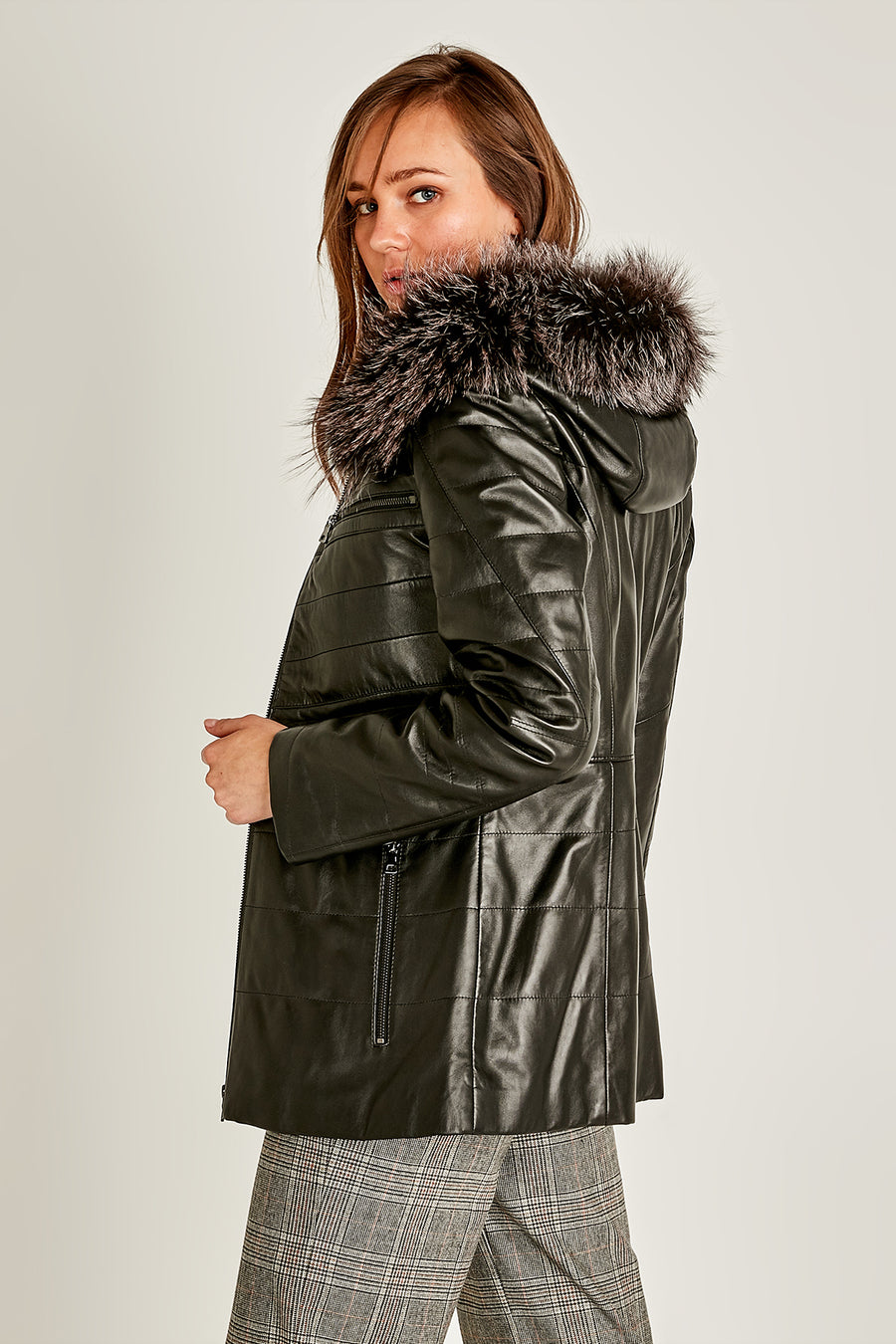Dalia Women's Leather Jacket