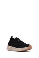 Derimod Zero Men's Black Thick Soled Fabric Sneaker | Derimod