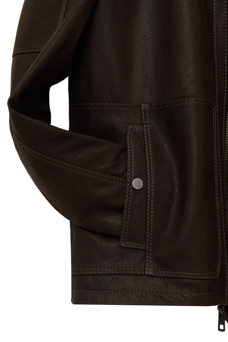 Costa Men's Brown Leather Jacket