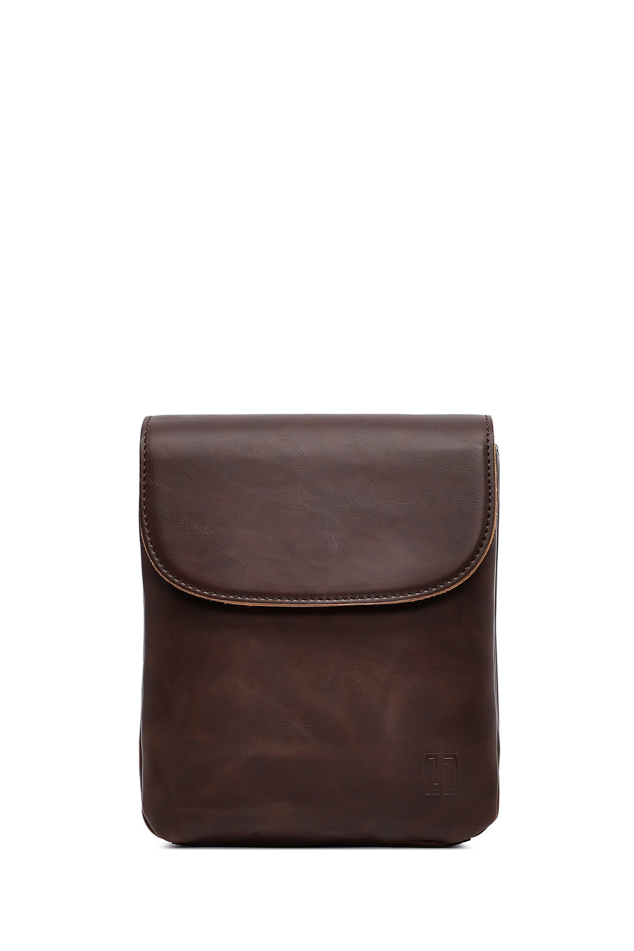 Men's Brown Messenger Bag
