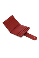 Woman Burgundy Quilted Card Holder | Derimod