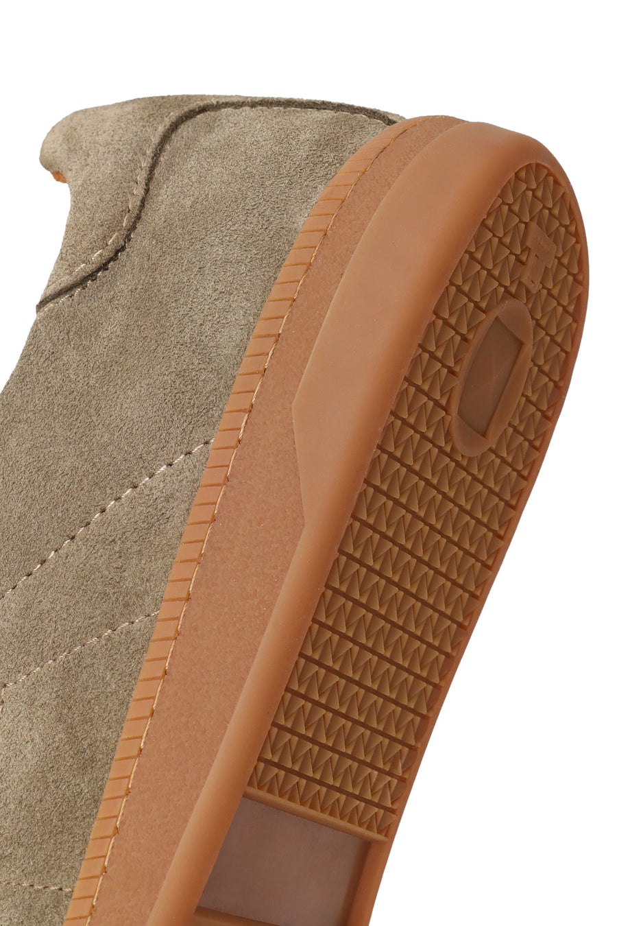Male Light Green Lace-Up Suede Leather Sneaker