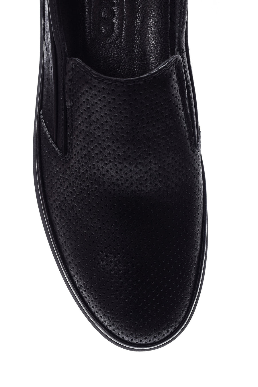 Men's Perforated Leather Shoes