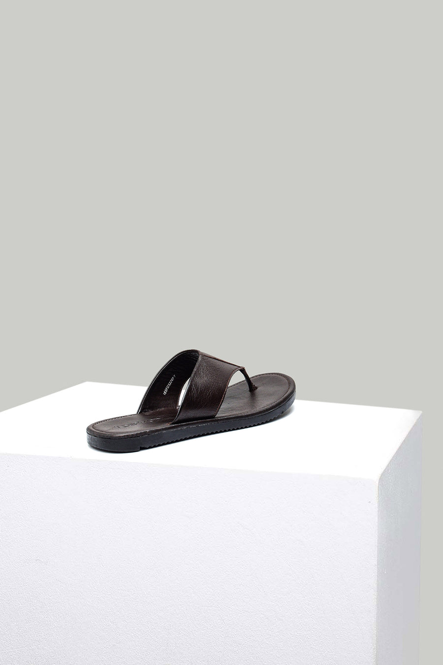 Flip Flops Brown Men's Leather Slippers