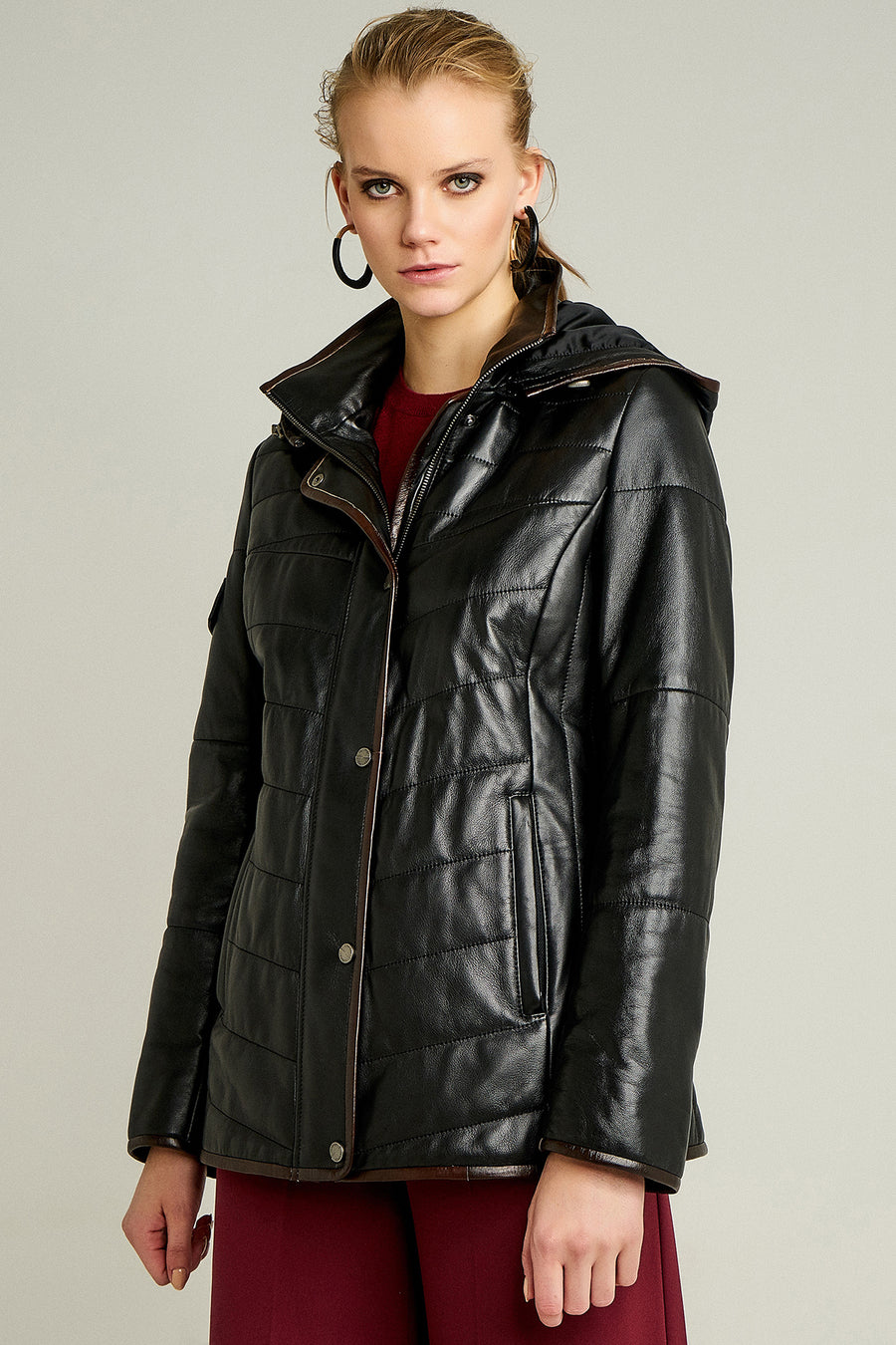 Sharon Women's Leather Jacket