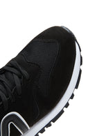 Erkek Siyah Süet Deri Sneaker | Derimod