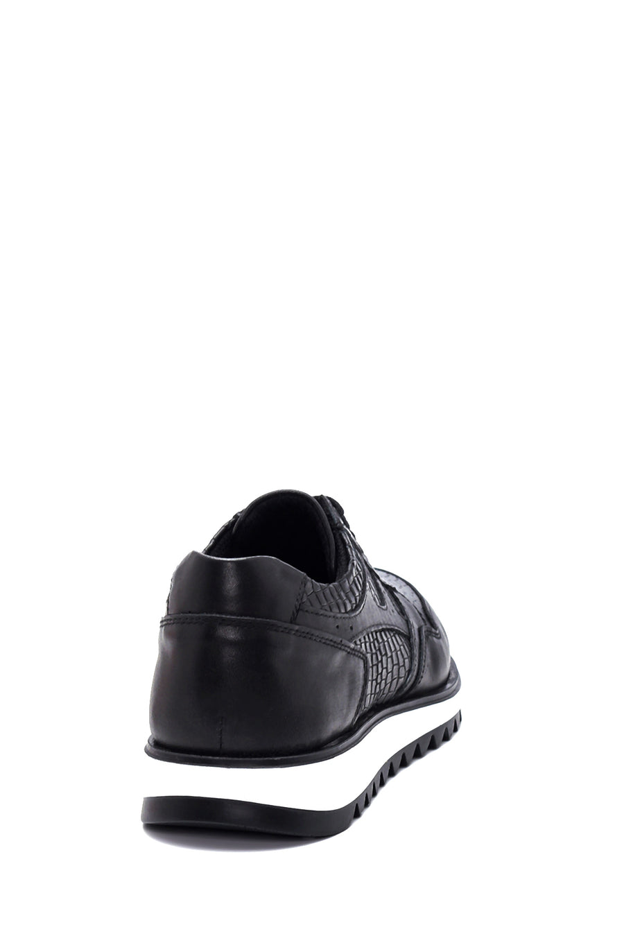 Erkek Deri Desenli Sneaker