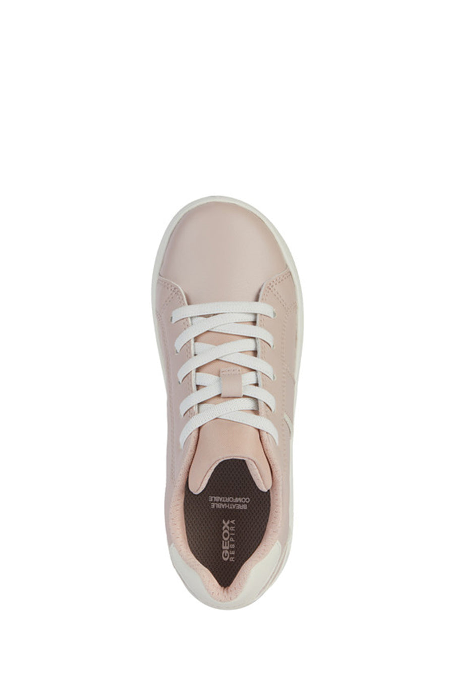 Geox Kız Çocuk Pembe Eclyper Bağcıklı Deri Sneaker