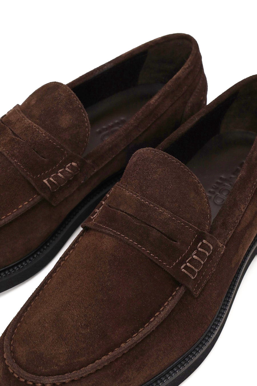 Male Brown Suede Casual Loafer