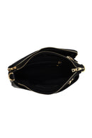 Woman Black Long-Strap Leather Shoulder Bag | Derimod