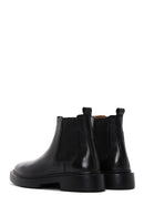 Men's Black Leather Thick Soled Chelsea Boots | Derimod